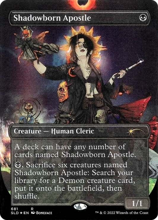 Shadowborn Apostle (SLD-681) (Borderless) (Foil)