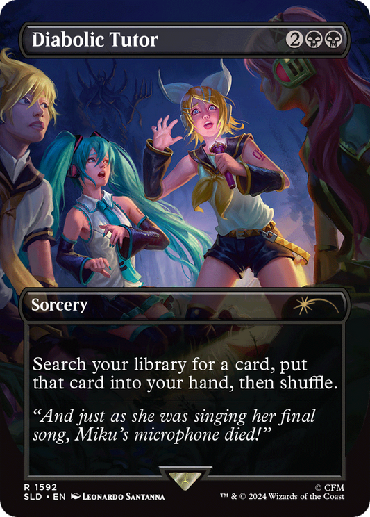 Diabolic Tutor (SLD-1592) (Borderless)