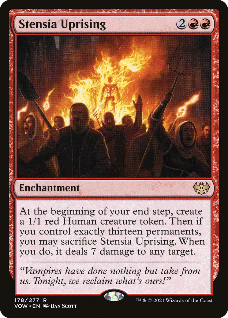 Stensia Uprising (VOW-178) (Foil)