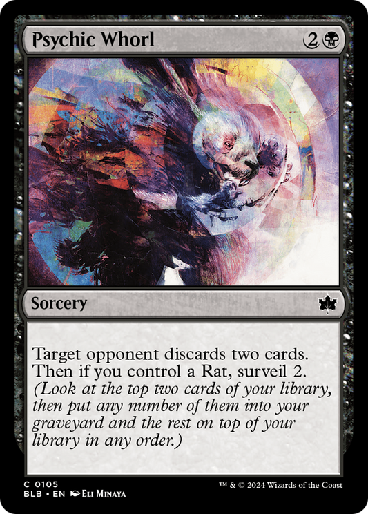 Psychic Whorl (BLB-105) (Foil)