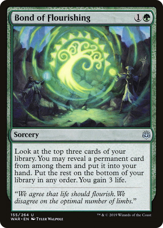 Bond of Flourishing (WAR-155) (Foil)