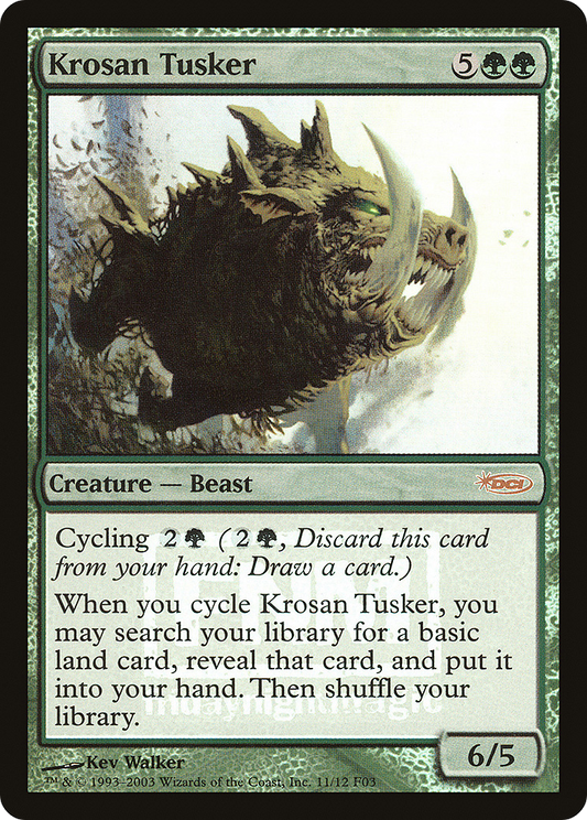 Krosan Tusker (FNM-011) (Foil)