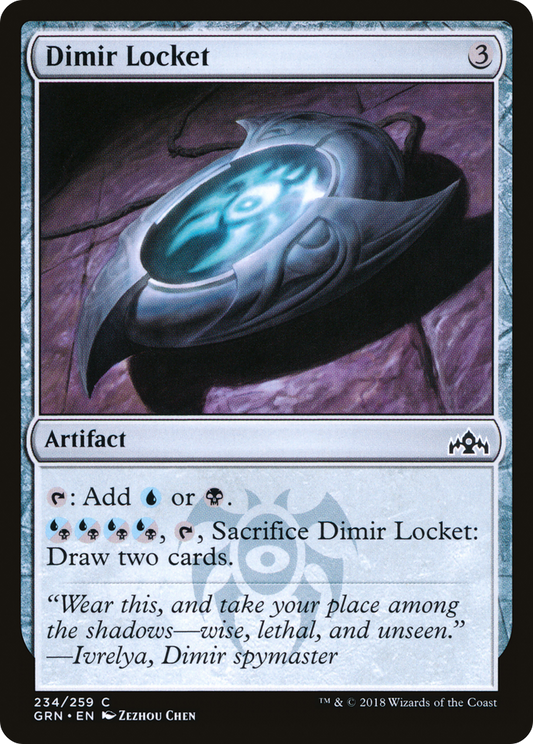 Dimir Locket (GRN-234) (Foil)