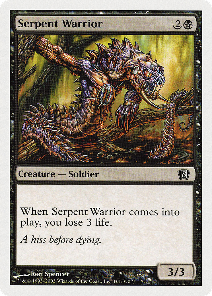 Serpent Warrior (8ED-161)