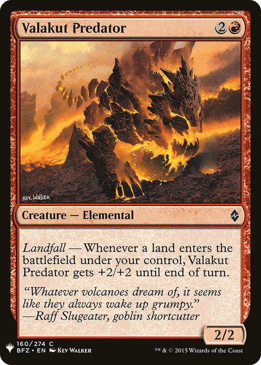 Valakut Predator (LIST-BFZ-160)