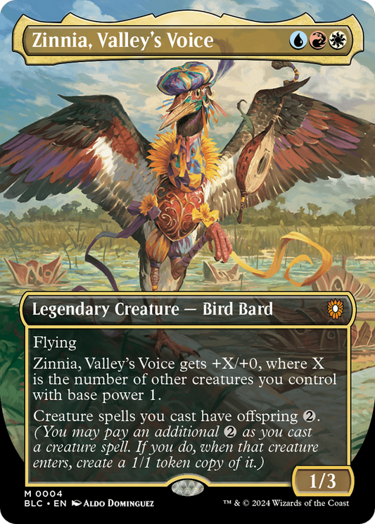 Zinnia, Valley's Voice (BLC-004) (Borderless) (Foil)