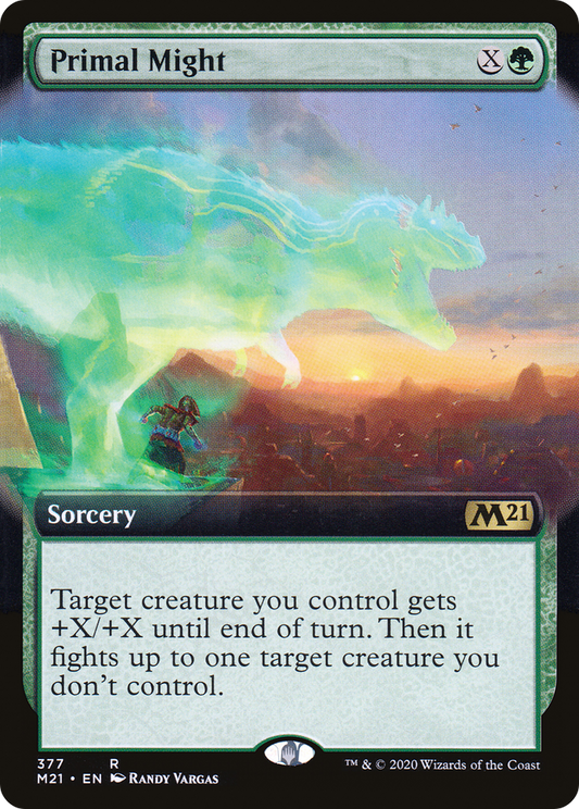 Primal Might (M21-377) (Extended Art) (Foil)