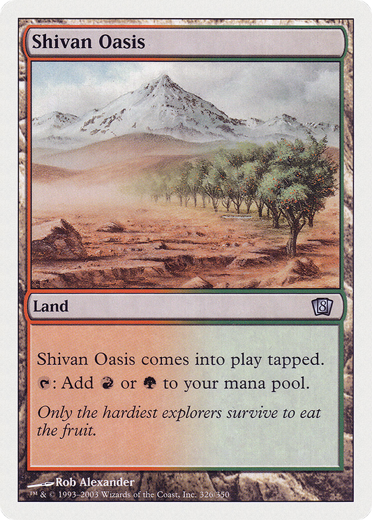 Shivan Oasis (8ED-326★) (Foil)