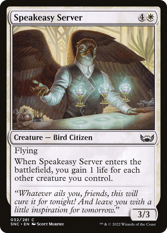 Speakeasy Server (SNC-032) (Foil)