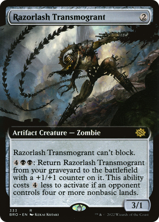 Razorlash Transmogrant (BRO-333) (Extended Art)