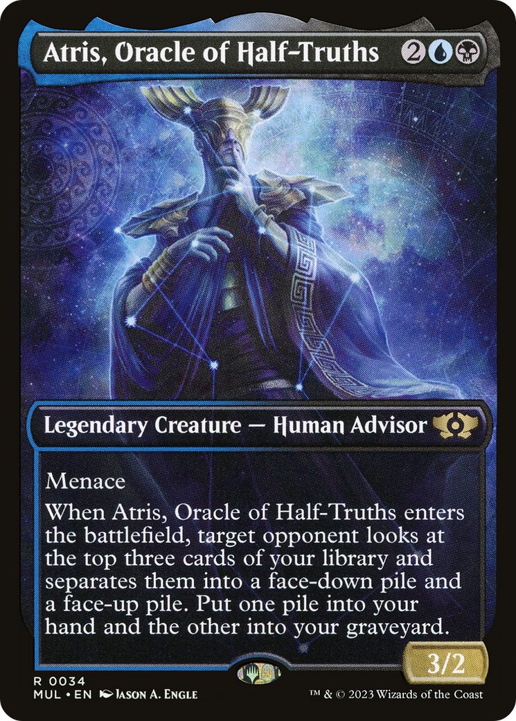 Atris, Oracle of Half-Truths (MUL-034) (Showcase) (Foil)