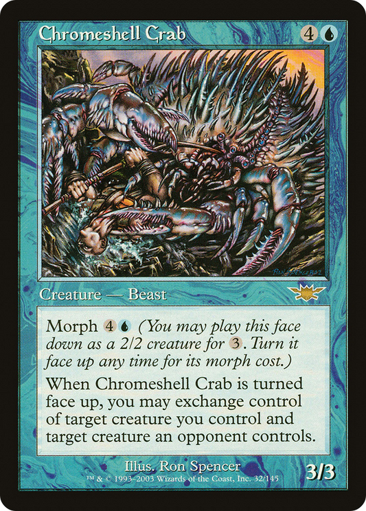Chromeshell Crab (LGN-032) (Foil)
