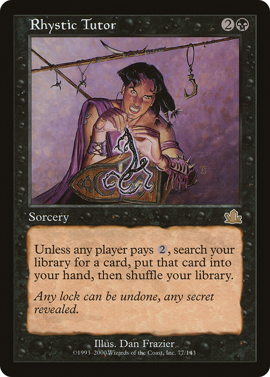 Rhystic Tutor (PCY-077) (Foil)