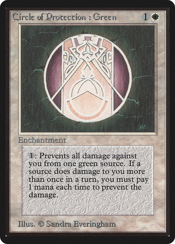 Circle of Protection: Green (LEB-012)