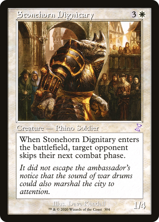 Stonehorn Dignitary (TSR-304) (Foil)
