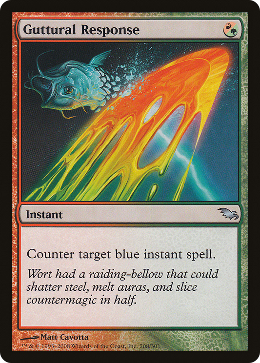 Guttural Response (SHM-208) (Foil)