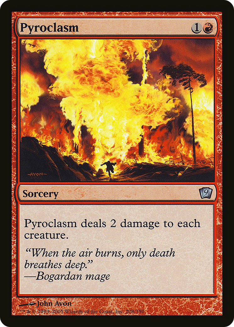 Pyroclasm (9ED-208★) (Foil)