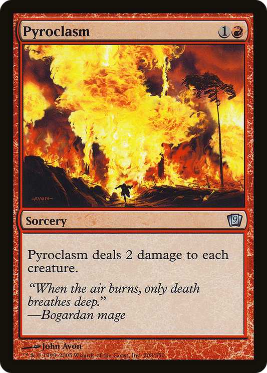 Pyroclasm (9ED-208★) (Foil)