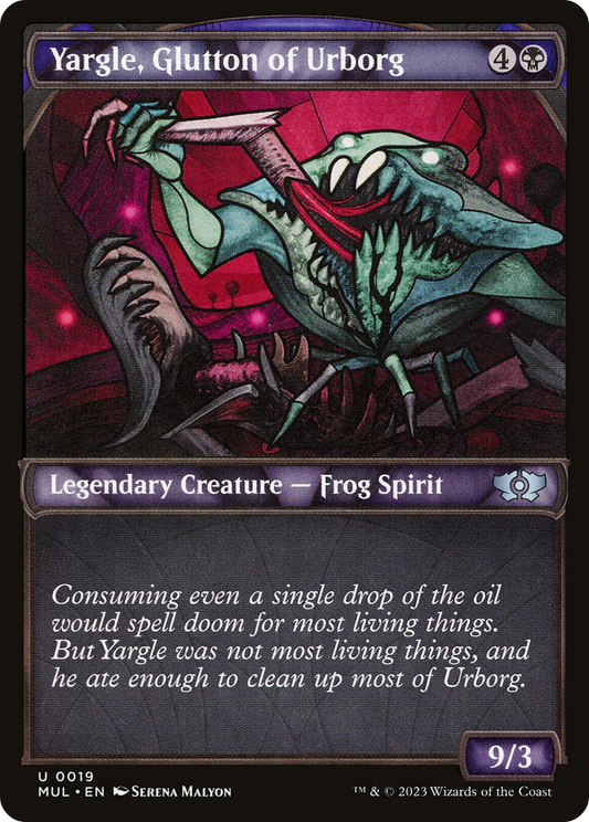 Yargle, Glutton of Urborg (MUL-019) (Showcase) (Foil)