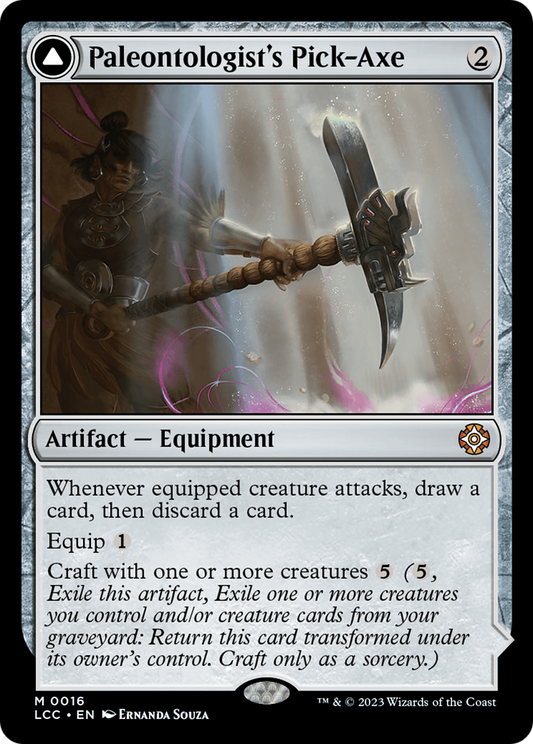 Paleontologist's Pick-Axe // Dinosaur Headdress (LCC-016) (Foil)
