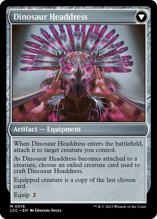 Paleontologist's Pick-Axe // Dinosaur Headdress (LCC-016) (Foil)