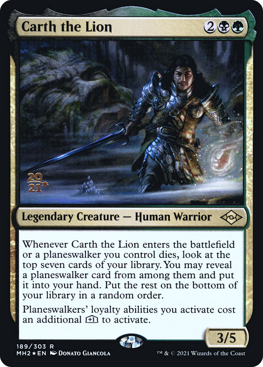 Carth the Lion (PRE-189S) (Foil)