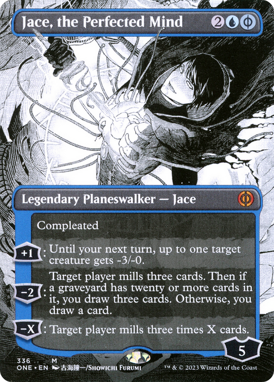 Jace, the Perfected Mind (ONE-336) (Showcase) (Borderless)
