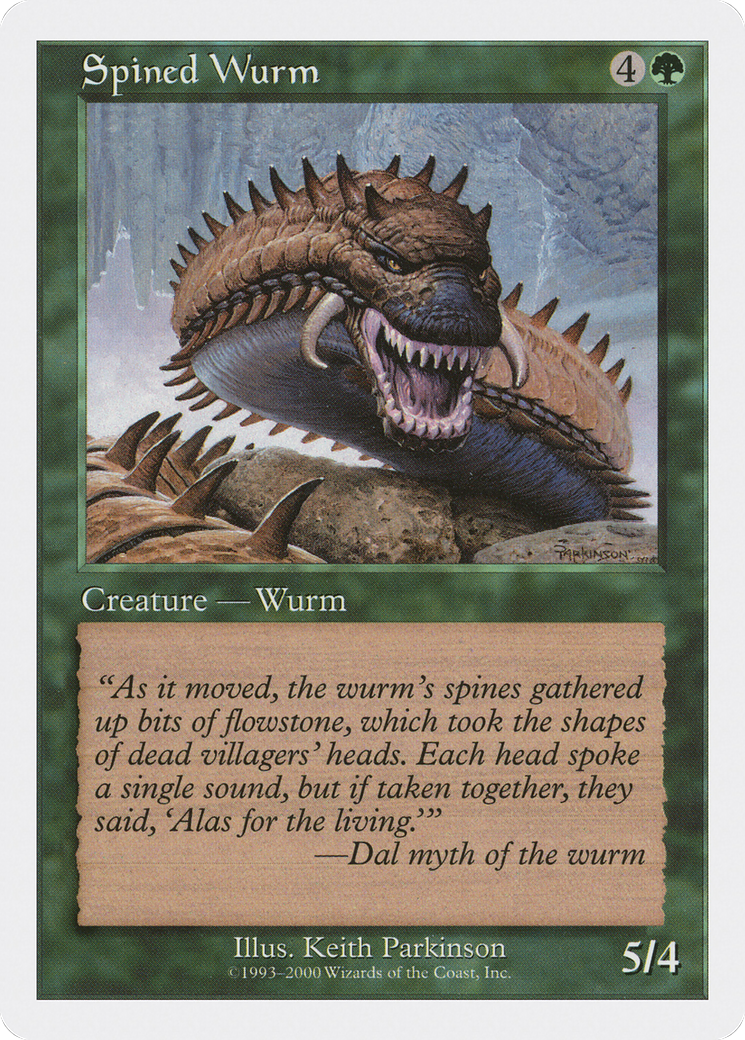 Spined Wurm (MEDIA-2001-1)