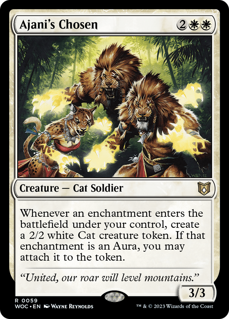 Ajani's Chosen (WOC-059)