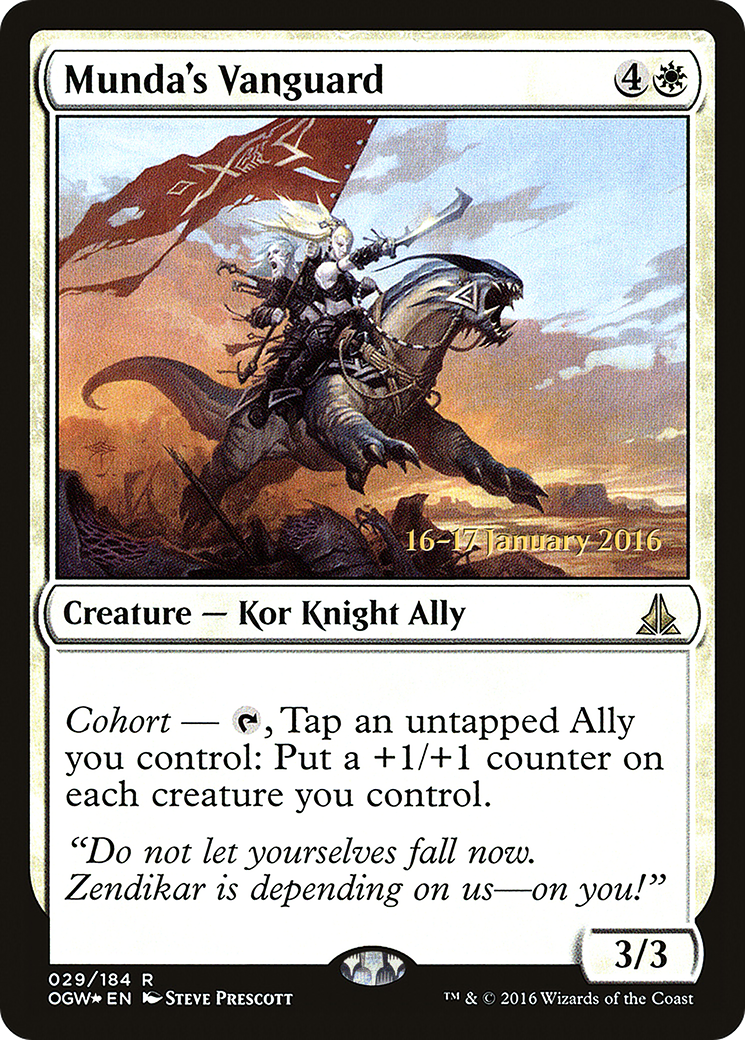 Munda's Vanguard (PRE-29S) (Foil)