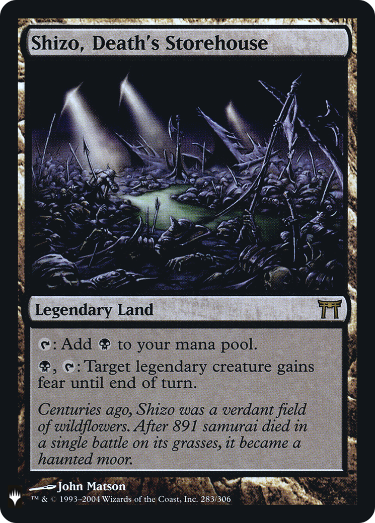 Shizo, Death's Storehouse (LIST-CHK-283) (Foil)