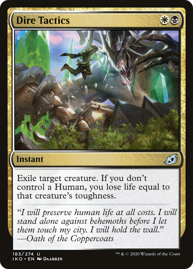 Dire Tactics (IKO-183) (Foil)