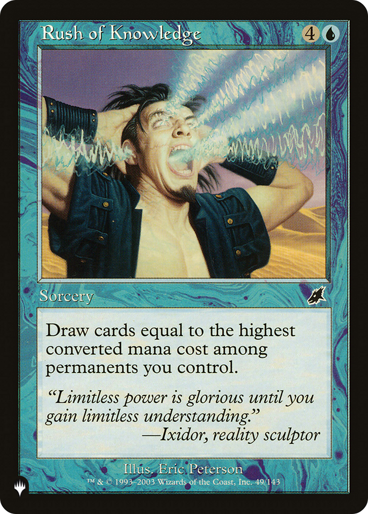 Rush of Knowledge (LIST-SCG-49)