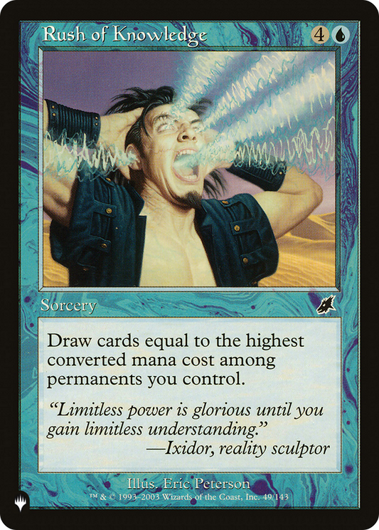 Rush of Knowledge (LIST-SCG-49)