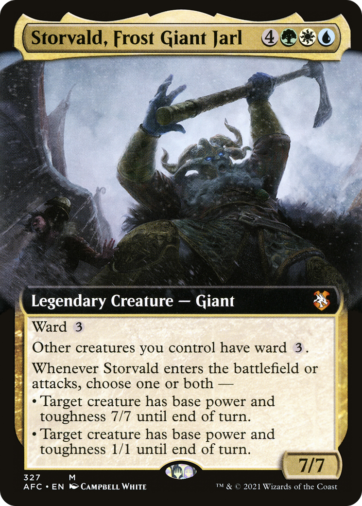 Storvald, Frost Giant Jarl (AFC-327) (Extended Art)