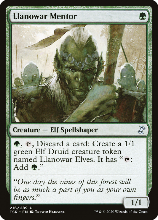 Llanowar Mentor (TSR-216) (Foil)