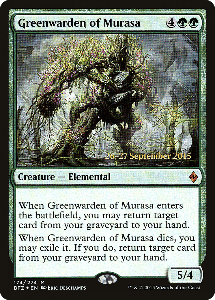 Greenwarden of Murasa (PRE-174S) (Foil)