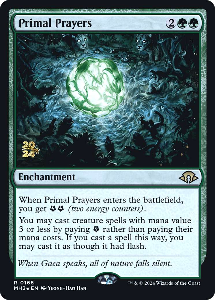 Primal Prayers (PRE-166S) (Foil)