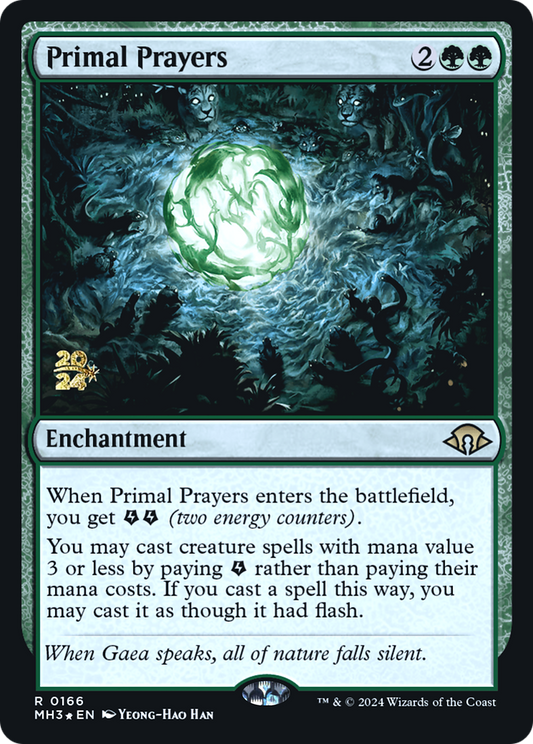 Primal Prayers (PRE-166S) (Foil)