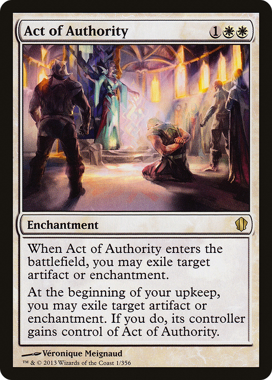 Act of Authority (C13-001)