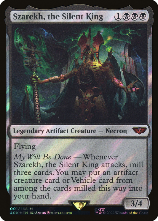 Szarekh, the Silent King (40K-001) (Surge Foil)