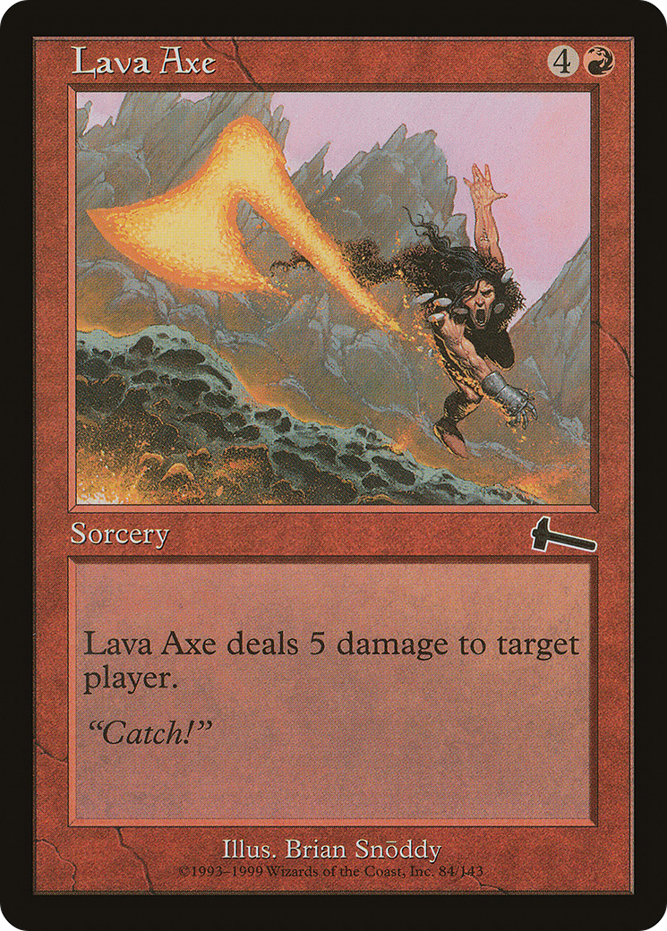 Lava Axe (ULG-084) (Foil)