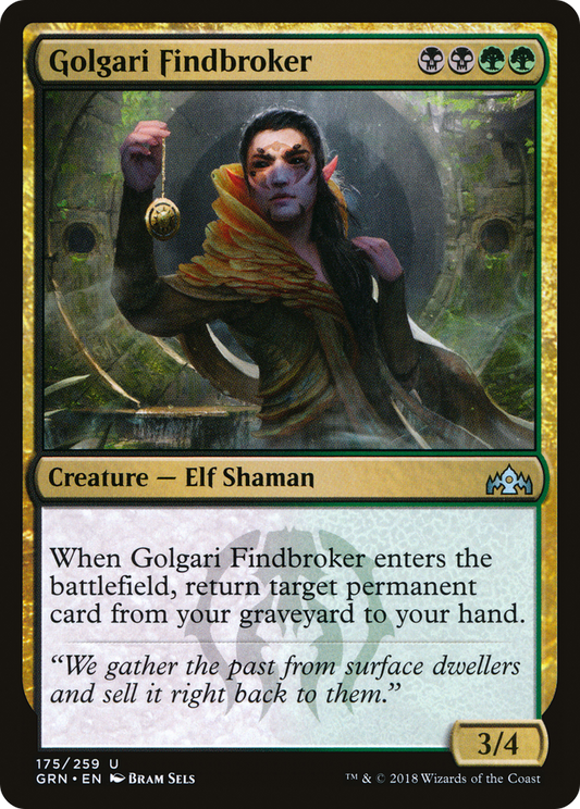 Golgari Findbroker (GRN-175) (Foil)