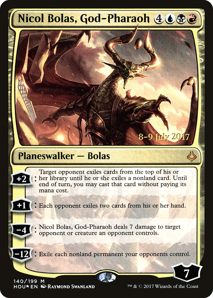 Nicol Bolas, God-Pharaoh (PRE-140S) (Foil)