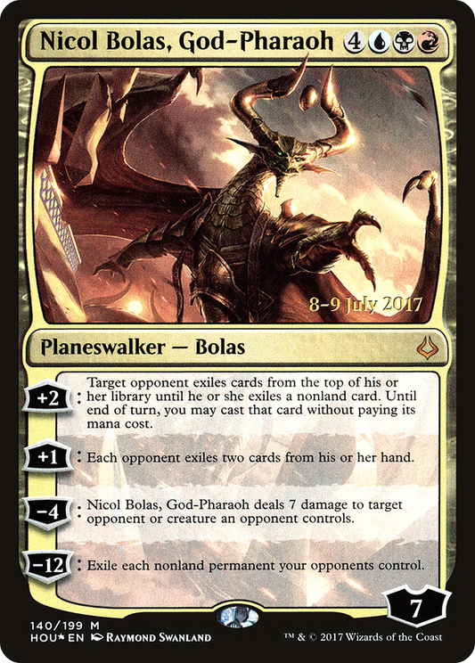 Nicol Bolas, God-Pharaoh (PRE-140S) (Foil)