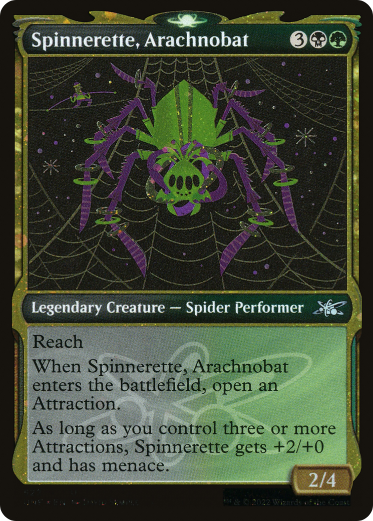 Spinnerette, Arachnobat (UNF-522) (Showcase) (Galaxy Foil)