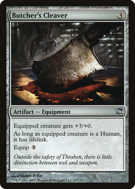 Butcher's Cleaver (ISD-217) (Foil)