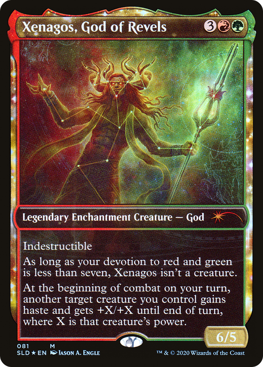 Xenagos, God of Revels (SLD-081) (Showcase) (Foil)