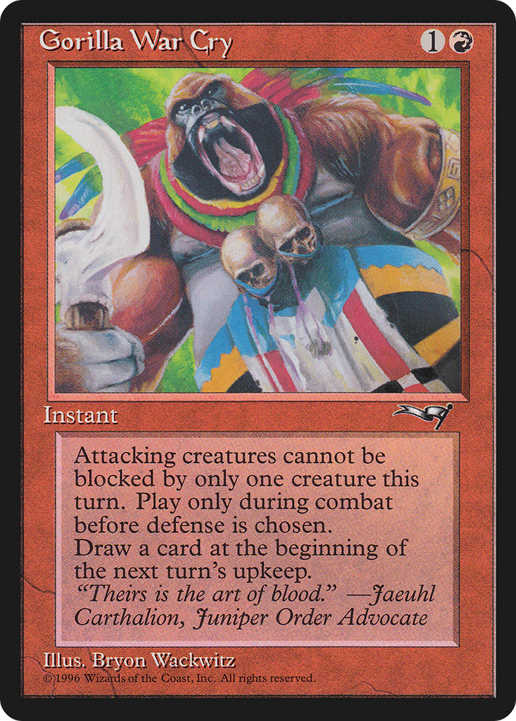 Gorilla War Cry (ALL-73B)