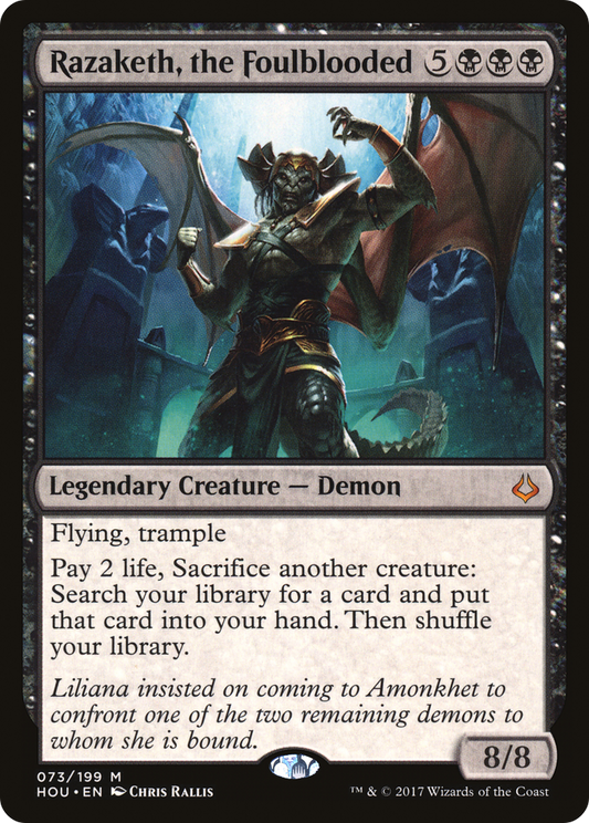Razaketh, the Foulblooded (HOU-073) (Foil)